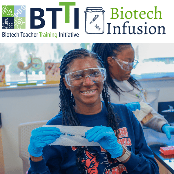 Rachel Popham shows off her ELISA results